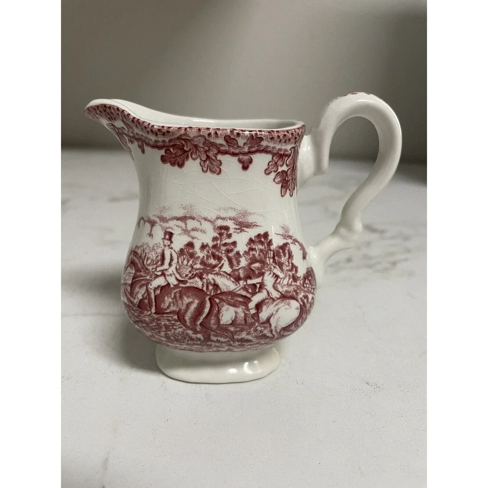 Country Life‎ Red Creamer by Myotts Staffordshire England